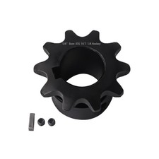 35 Roller Chain Sprocket 10 Tooth 5/8" Bore 3/16" Keyway Black Oxide RustPro...