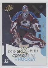 2010-11 SPx Legends of Hockey 254/999 Patrick Roy #104 HOF 1o3