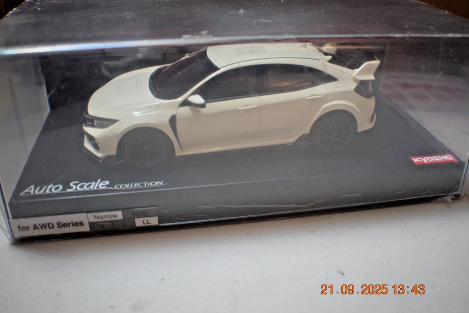 Kyosho Mini-z Body ASC Honda CIVIC TYPE R Championship White MZP445W FREE SHIP - Image 2 of 3