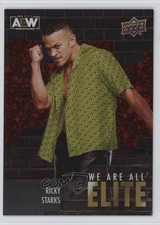 2023 Upper Deck AEW All Elite Wrestling We Are Red 11/50 Ricky Starks 0v41