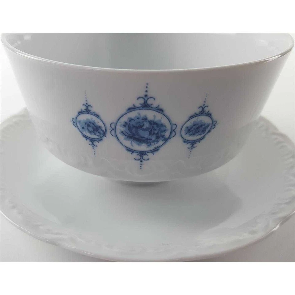 Sauciere 1tlg Mitterteich blau Rosen - Bild 3 von 4