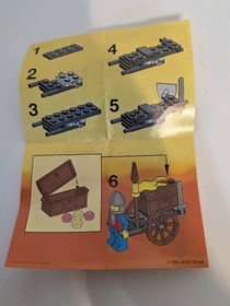 LEGO Castle Crusaders - 1463 Treasure Cart With Instructions 