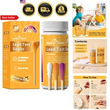 Lead  Kit 30 Swabs Home Testing Rapid Results Safe and Easy to Use