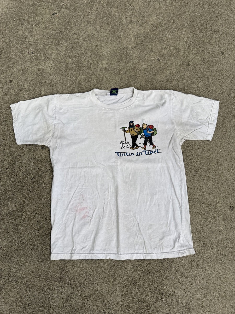 Tibet Camiseta Tintin Vintage Las Mejores Ofertas En Camiseta