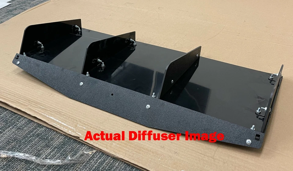 Parachoques trasero negro aletas de tiburón delantal divisor difusor valencia de ala para Hyundai Foto 3 de 4