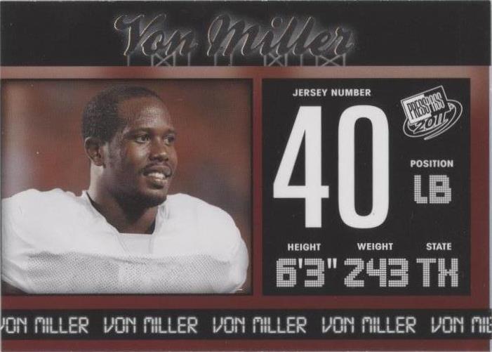 2011 Press Pass Von Miller #39 - 1 of 2