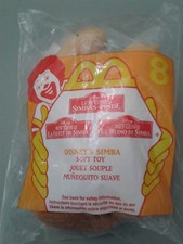 McDonald's 1998 Disney Simba 8 lion king pride lot of 2 sealed