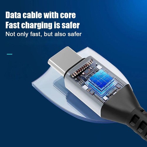 USB C to USB C Cable 5A PD 100W Fast ChargingCord LED Charger Display X7R5 - Afbeelding 1 van 15