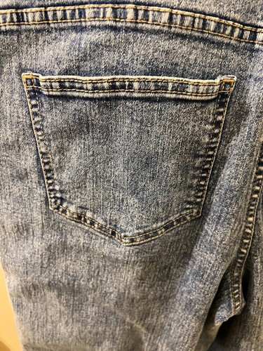 JORDACHE Blue Jean Capri Bib Overalls Teen Girls Size XL 14/16 (29x23 1/2) VGC - Picture 6 of 10