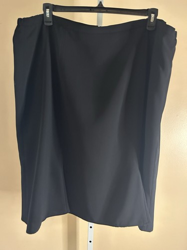 Women’s Plus Kate Hill Perfect Black Pencil Skirt with Flare Size 22W