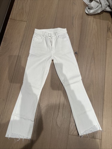 Mother Insider Crop Step Fray