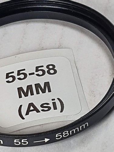 55-58mm Step Up Lens Filter Converter Adapter Ring 55mm-58mm E55-E58 55-58 - Picture 3 of 6