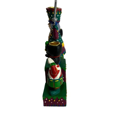russ sugarplum fantasies nutcracker 3 candlestick holder Christmas Holiday Decor - Picture 9 of 12