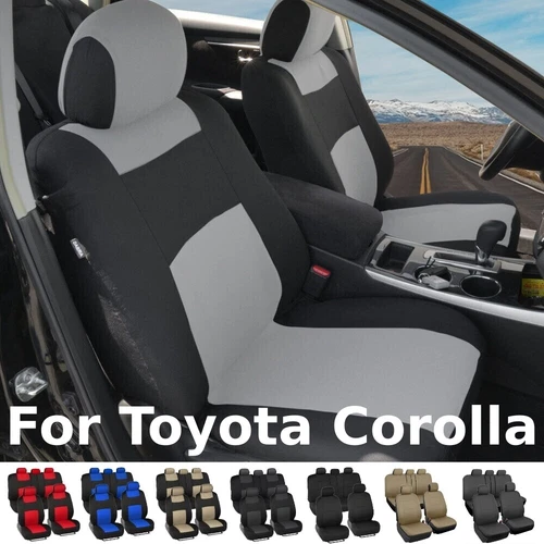 For Toyota Corolla 5 Sits Car Seat Covers Full Set Front Rear Cushion Protector