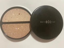 Mario De Luigi Italian Marble Self Correcting Face Powder & Bronzer Duo HTF 