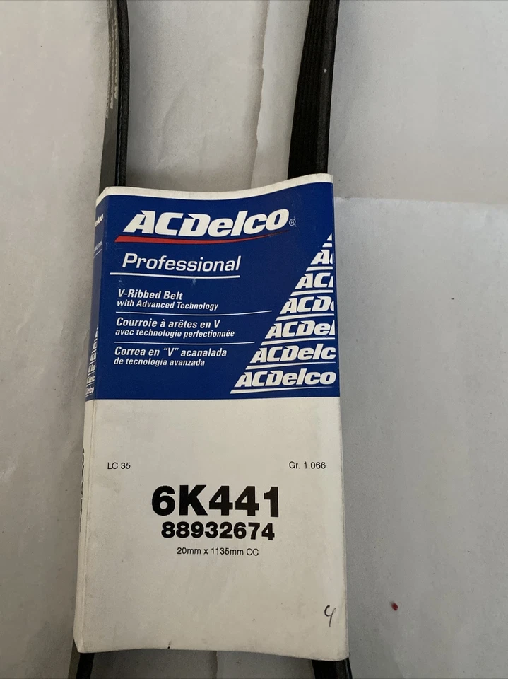 Cinturón Serpentine Estándar ACDelco 6K441 Foto 2 de 4