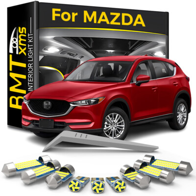 LED Interior Lights Bulbs For Mazda MX-5 RX-8 2 3 5 6 CX-3 CX-5 CX-7 CX-9 BT-50
