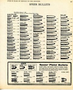 Rifle Bullet Chart