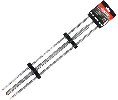 3 SDS Plus Hammerbohrer 12 mm 16 mm & 24 mm x 600 mm Mauerwerk & Beton DT80145