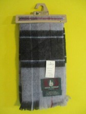 Vintage Mervyn's High Sierra Scarf Plaid New with Tags Made In Western Germany