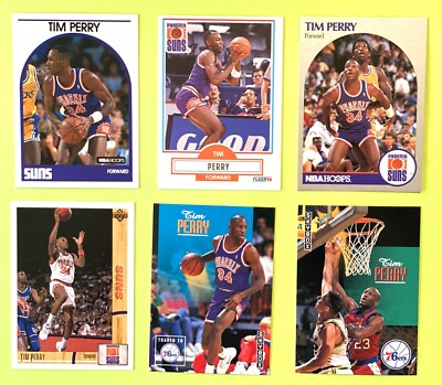 1989-90 Hoops Tim Perry RC Phoenix Suns Philadelphia 76ers Lot | eBay