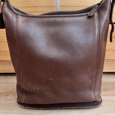 Extremely Rare Made In Costa Rica Old Coach 9060 Shoulder Bag Dark