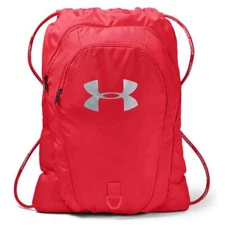 Under Armour Adult Undeniable 2.0 Sackpack Backpack Red/Silver 1342663-600