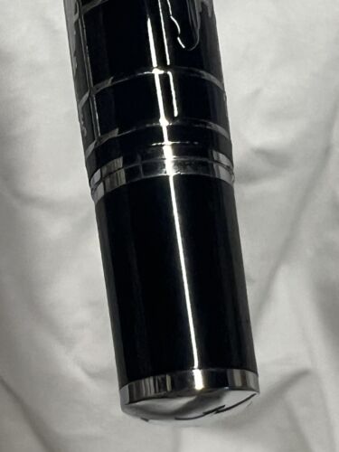 UW wisconsin Bettoni Luxury Black & Silver World Map Rollerball Pen NEW snap cap - Picture 13 of 24