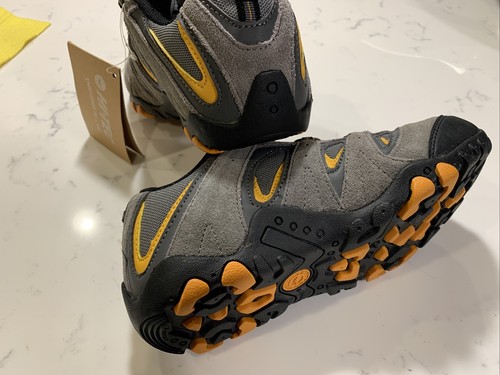 Zapatos de Senderismo Hi-Tec Palo Alto EZ JR Gris Gamuza/Goma **NUEVOS CON ETIQUETAS** - Imagen 7 de 11