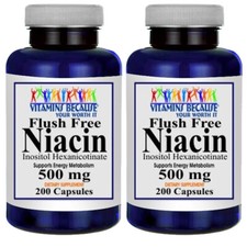Flush-Freies Niacin 500Mg Inositol Hexanicotinat 2X200 Vitamin B3 Nicotinamid