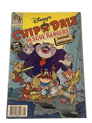 Chip 'n' Dale Rescue Rangers #1 Marvel Comics 1990 Disney - TV show
