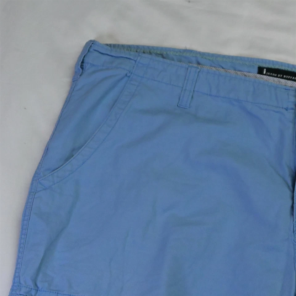 Buffalo David Bitton 46 x 12" Light Blue Cargo Shorts - Image 2 of 4