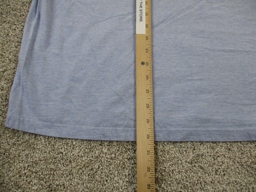 Stafford T-Shirt Men's 2XL Blue Classic Fit Premium Performance Pocket Tee - Picture 4 of 8