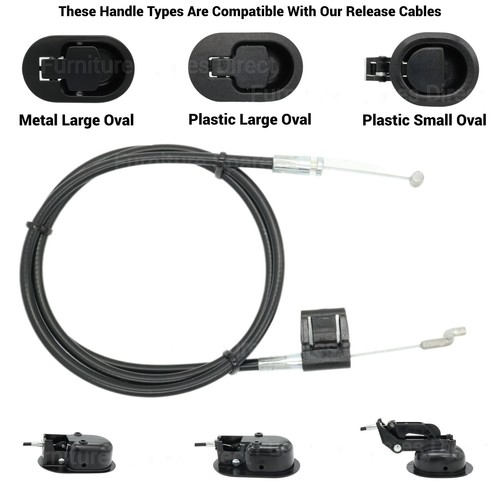 Replacement Recliner Release Cable For Chairs & Sofas 145MM Australian Supplier - Picture 3 of 9