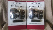 2 Icon Eyewear Sun Readers - Bifocal Sunglasses -100 Protection 1.75 RG 17