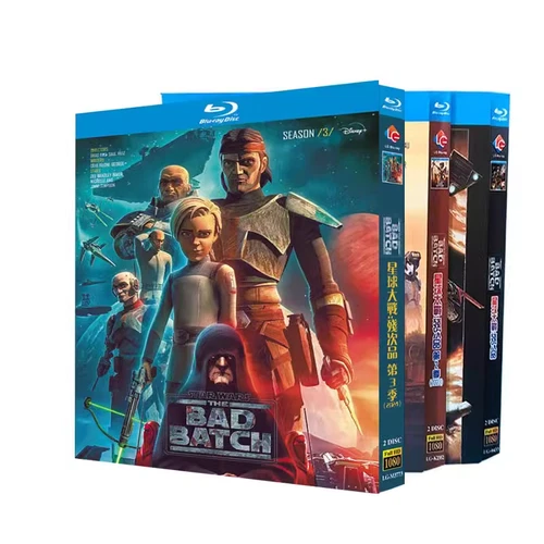 Star Wars The Bad Batch Season 1-3 (2024)     6 Disc All Region
