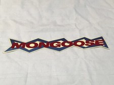 Vintage MONGOOSE STICKER Old School Decal BMX Bike Bicycle Race Racing NEW NOS