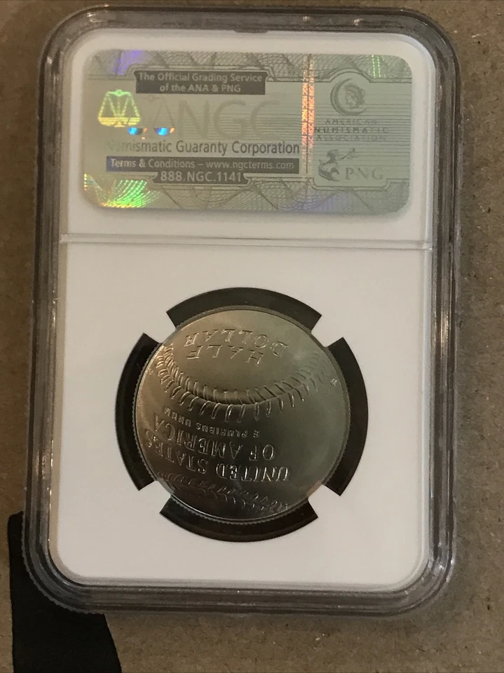 2011 D U.S. Army Half Dollar NGC proof ultra cameo us marshalls 2 2014 baseball - Image 3 of 4