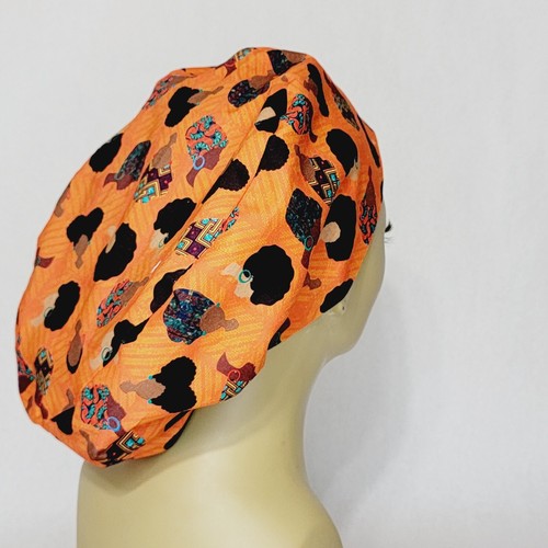 Black History Women Scrub Hat, Surgical Cap, Nurses Hat, Medical, USA Made - Picture 4 of 7