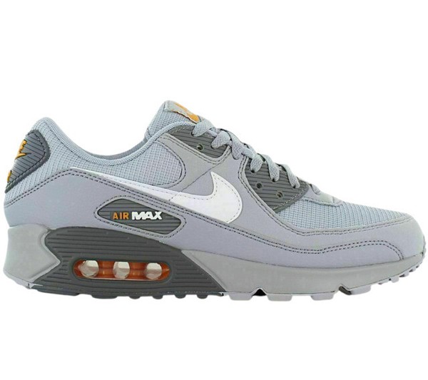 Size UK 8 - Nike Air Max 90 Wolf Gray Kumquat for sale online | eBay
