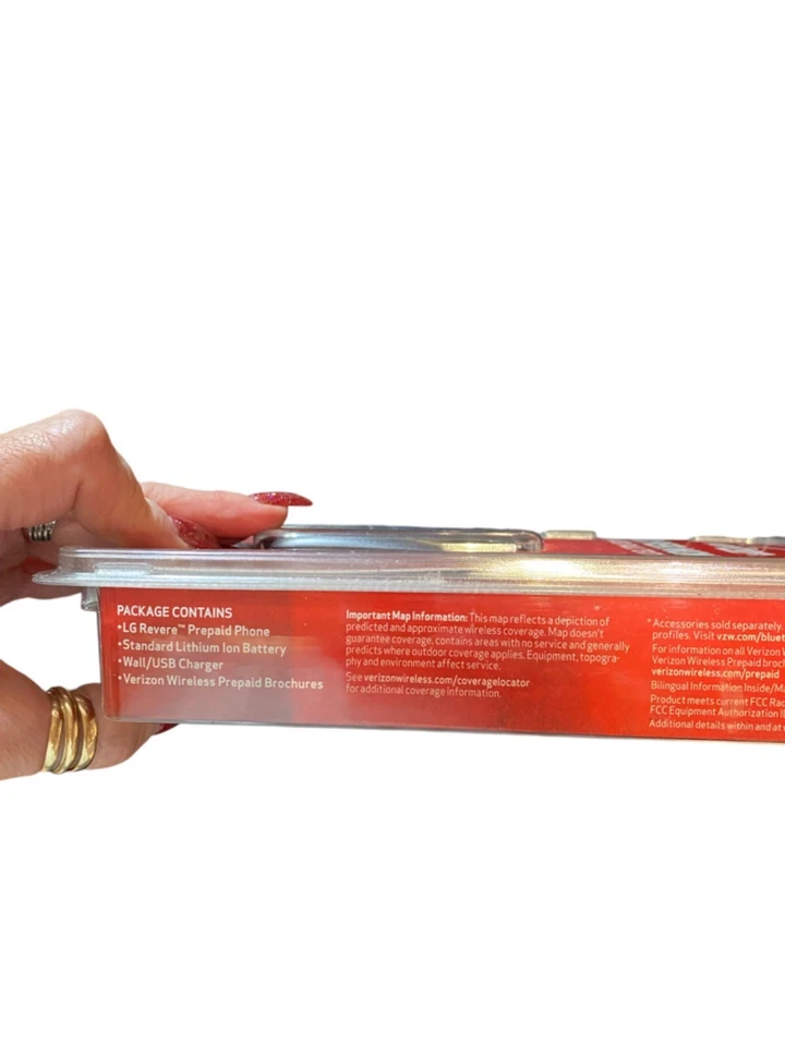 Verizon LG Revere 3 Prepaid Phone $50/Month Unlimited Talk Text & Web - Image 4 of 4