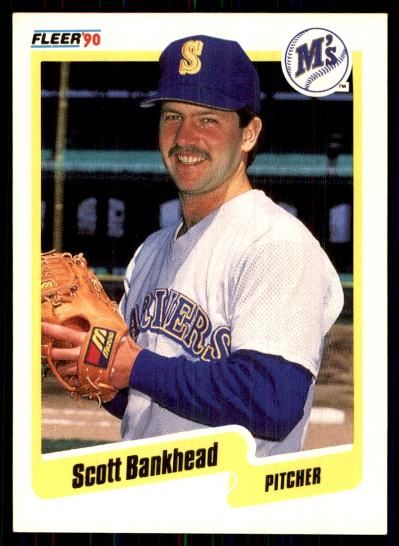 1990 Fleer Scott Bankhead Seattle Mariners #505 | eBay