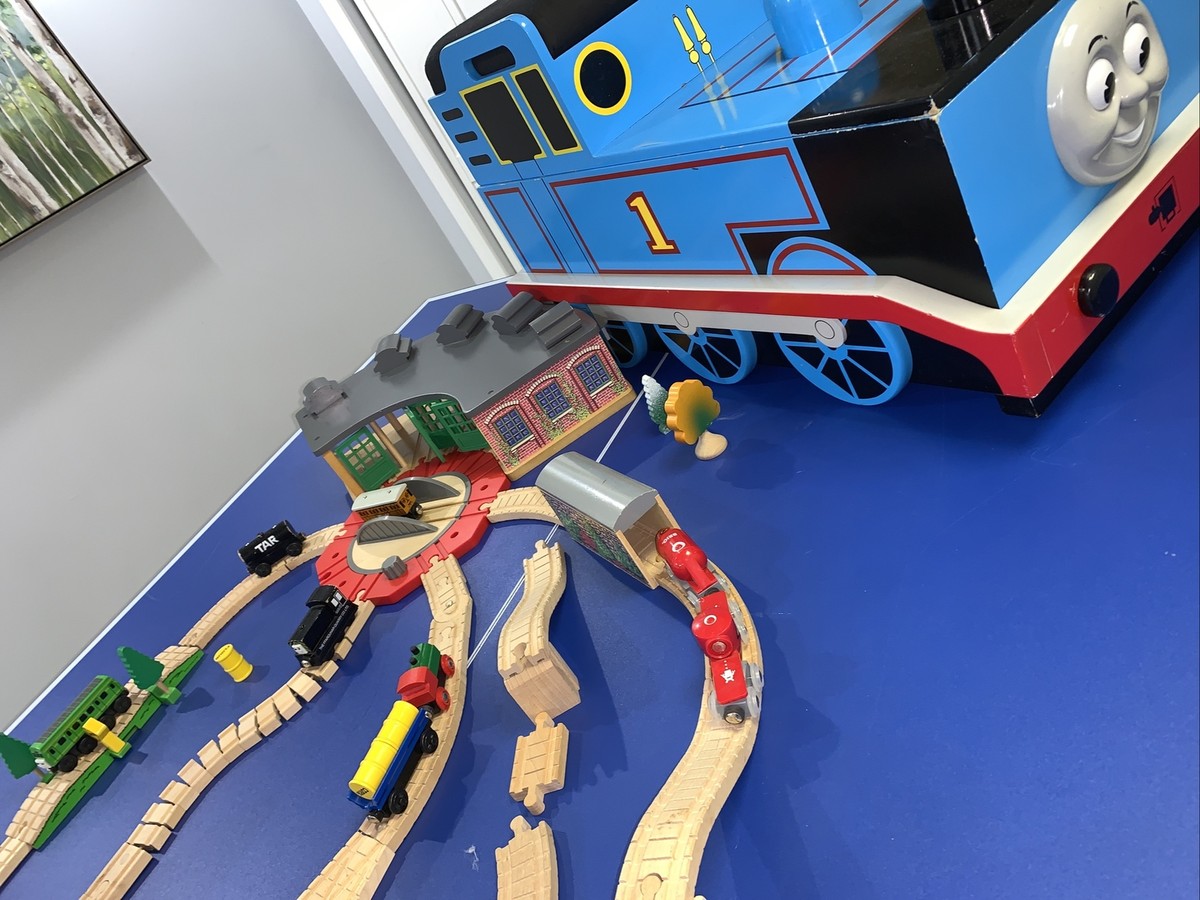 Orbrium Toys Thomas The Train Toy Organizer Brio Train ORBRIUM 52