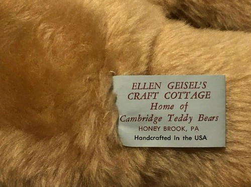Cambridge Teddy Bear Praise Pal Brown 13 In. Stuffed Plush Animal Toy Ellen Geis - Picture 2 of 8
