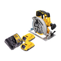 Dewalt Dcs 570 D2 Akku HandkreissäGe 18 V 184 Mm + 2X Akku 2,0 Ah + LadegeräT