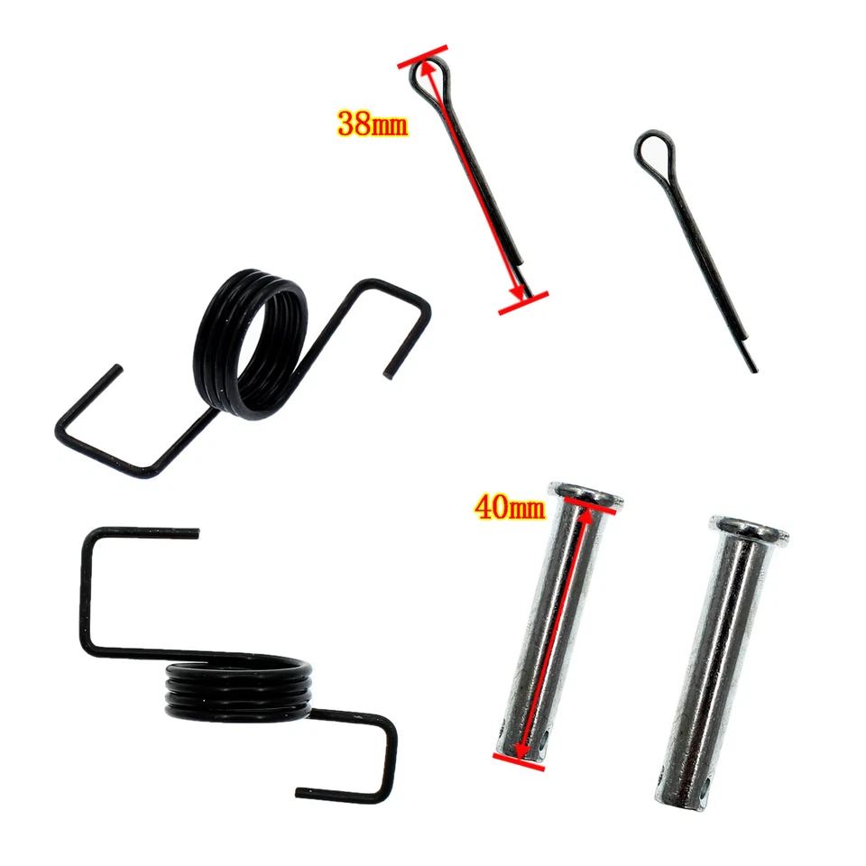 Foot Pegs Fit Yamaha YZ125 YZ250 YZ490 YZ80 Silver 50cc 70cc 90cc 110cc 125cc - Image 4 of 4