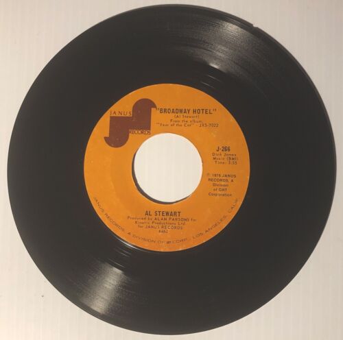 Al Stewart “Year Of The Cat” “Broadway Hotel” 1976 Janus Records J-266