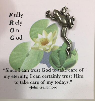 #ad NEW Jim Clift Tree Frog Amphibian Tie Tack Pin Brooch Spiritual Christian USA $9.99