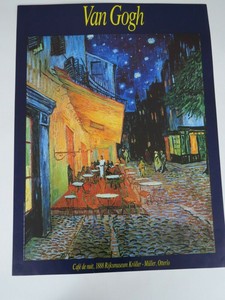Art Poster Print Lithograph Vincent Van Gogh Cafe De Nuit 18 Rijks Museum Ebay