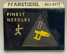 Pfanstiehl 463-DS77 Diamond Needle Stylus "Dual Needle" Euphonics NOS Orig Box